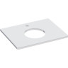 Столешница LEMARK MIANO 60 см из стекла, белый LM06M60S